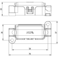 MTA MidiVAL Sicherungshalter Standard inkl. Sicherung 30A bis 125A (Auswahl)