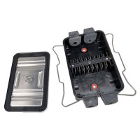 Verteilerdose | 8x4 Flachstecker | IP54 | Aluminiumdeckel
