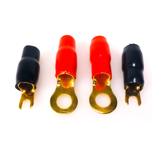 Kabelschuh-Set | Ring & Gabel | isoliert | bis 25mm²