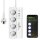 WLAN Steckdosenleiste 4-fach einzeln schaltbar USB-A USB-C PD 20W