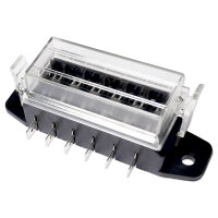 Sicherungshalter MTA UniVAL 6-fach | 32V | Flachstecker