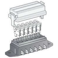 Sicherungshalter MTA UniVAL 6-fach | 32V | Flachstecker