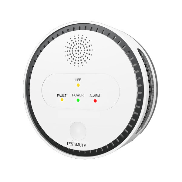 Gasmelder WLAN Gaswarner Methan Propan LPG App LCD 230V Smart Home