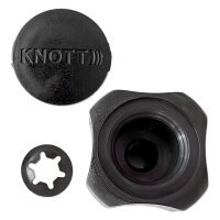 Handknauf | KNOTT | Ersatz für Stützräder & -Füße | Ø10,5mm