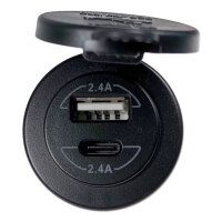 USB Steckdose 12V 24V Typ A + C Motorrad KFZ | Impulse...