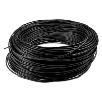 Kabel | 1-adrig | H05V-K | 0,75mm² | Schwarz | 100m...