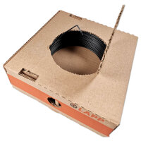 Kabel | 1-adrig | H05V-K | 0,75mm² | Schwarz | 100m Rolle