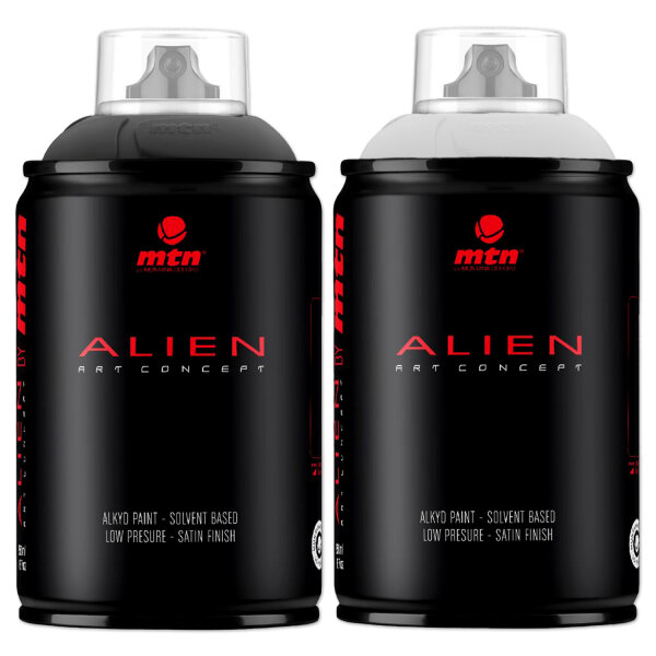 Sprühlack | MTN ALIEN | Black & White | 250ml