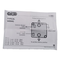 Automatik Trennrelais BSR125-1224 | 12-24V | 125A