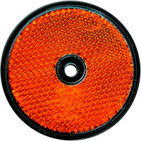 Reflektor | AJ.BA | Rund | M4 Bohrung | Orange | Ø60mm | 10 Stück