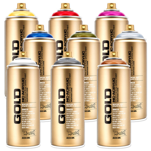 Sprühlack Montana GOLD | Transparent | 400ml | Farbauswahl