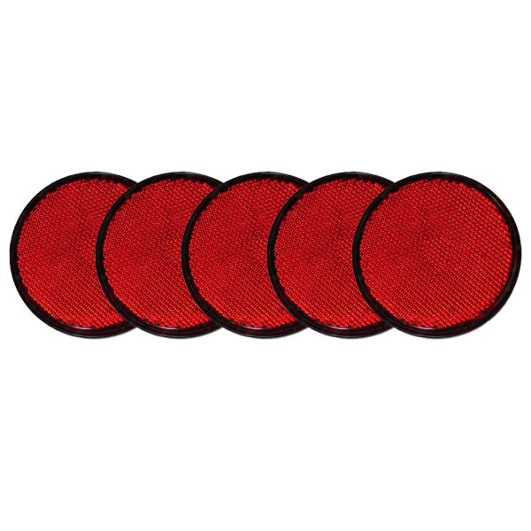 Reflektor | Radex 601 | Rund | M5 Schraube | Rot | Ø60mm | 5 Stück