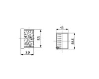 Positions-/Schlussleuchte 12–24V | Rot/Weiß | robust
