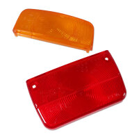 Lichtscheibe AJ.BA FP.11 Rot Orange Rücklicht Glas Anhänger Universal
