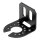 Steckdosenhalterung | 7- & 13-polig | 90° Winkel | Metall | schwarz