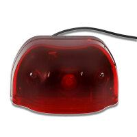 Kennzeichenleuchte LED | Rot | 12–24V | IP67