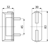 Kennzeichenleuchte Radex 802 | 12V