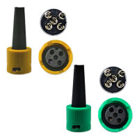 Bajonettverbindersatz AJ.BA | 5-polig | Gelb &...