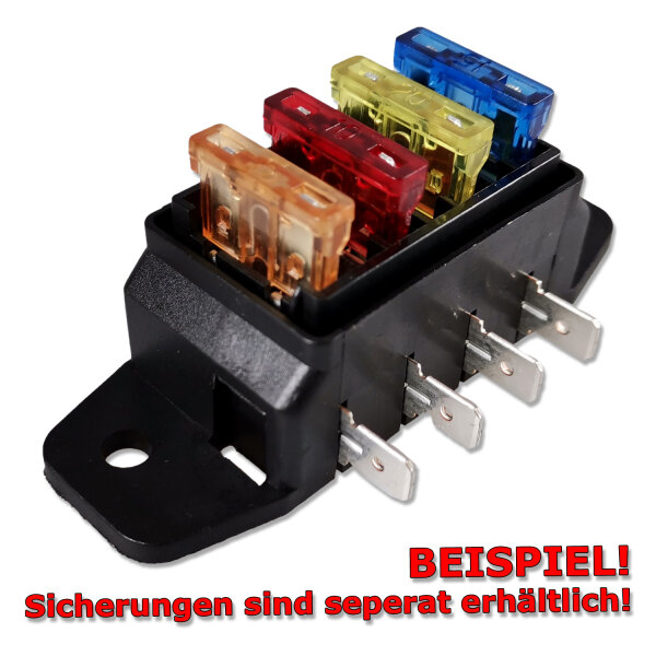 MTA Sicherungskasten für Flachsicherungen Sicherung 4-fach Fuse 100610 NEU & OVP MTA Sicherungskasten für Flachsicherungen Sicherung 4-fach Fuse 100610 NEU & OVP