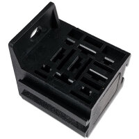 Mini Relaissockel Satz | 9-polig | inkl. Flachsteckhülsen 6,3mm & 4,8mm