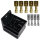 Mini Relaissockel Satz | 9-polig | inkl. Flachsteckhülsen 6,3mm & 4,8mm