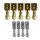 Mini Relaissockel Satz | 9-polig | inkl. Flachsteckhülsen 6,3mm & 4,8mm