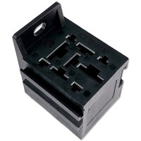 Relaissockelsatz Maxi | 9-polig | Schwarz | inkl. Terminals