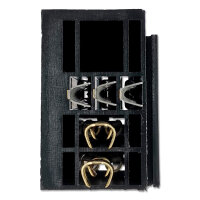 Mikro Relaissockel Satz | 5-polig | inkl. Flachsteckhülsen 6,3mm & 4,8mm