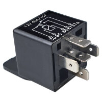 Mini Relais | 5-polig | Wechsler (CO) | 12V | 40/15A
