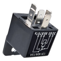 Mini Relais | 5-polig | Wechsler (CO) | 12V | 40/15A