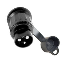 Anhängerstecker | 3-polig | 12V | 25A | Flachstecker