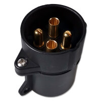 Anhängerstecker | 4-polig | 12-24V | 25A | IPX4
