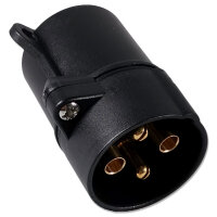 Anhängerstecker | 4-polig | 12-24V | 25A | IPX4