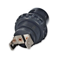 Drucktaster | AUS-(EIN) | 12-24V | 12,5-25A | Ø22mm