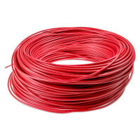 Kabel | 1-Adrig | H05V-K | 1x0,75mm² | Rot | 100m Rolle