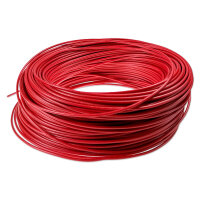 Kabel | 1-adrig | H05V-K | 0,75mm² | Rot | 100m Rolle