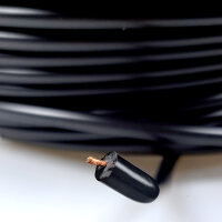 Zündkabel | Ø7mm | 1mm² | Schwarz | Meterware
