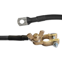 Batteriekabel | 25mm² | M10 zu Polklemme positiv | 0,7 Meter