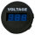 Voltmeter | Digital | LED-Anzeige 3-stellig Blau | 6-33V | Einbau | Ø29mm