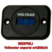 Einbaurahmen einfach Ø29mm 12V Steckdose USB | Impulse Innovation