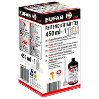 Reifendichtmittel | EUFAB FlatEx | Auto, Motorrad, Fahrrad | 450ml