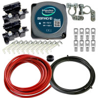 Trennrelais 12V Zweitbatterie Set Streifensicherung...