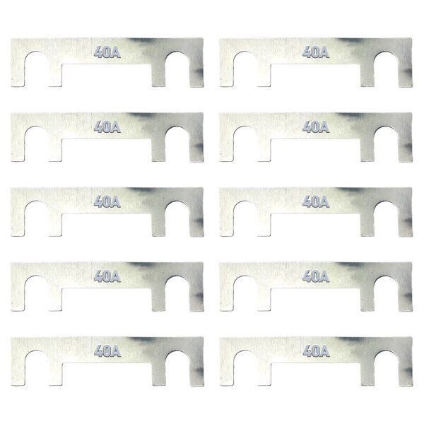 MIDI Streifensicherung 40A 10 Stück 12V 24V M5 30mm | MTA