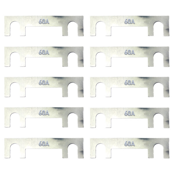 MIDI Streifensicherung 60A 10 Stück 12V 24V M5 30mm | MTA