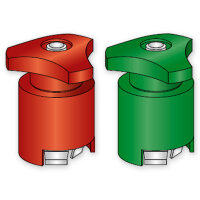 Batteriepolklemme MTA Quick-Connect | M8 | Rot & Grün | Paar