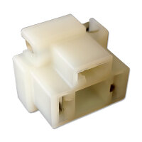 Lampensockel | P43t | H4 | Weiß | inkl. Terminals