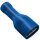 Flachsteckhülse F630 isoliert | Blau | 6,3mm | 1-2,5mm²