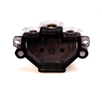 Verteilerblock 3-fach – 1×35 mm² auf 1×20 mm² + 2×10 mm² | 12–48 V DC