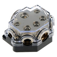 Verteilerblock | 6 Wege | 12-48V | 10mm²,...