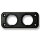 Doppelarmatur | 2x Voltmeter 4-LED Analog | 7–33V | Ø29mm | Einbaurahmen 100x45mm